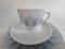 Blue Lotus Coffee Cup, Saucer and Breakfast Plate by Bjørn Wiinblad for Rosenthal Germany, 1980s, Set of 3 9