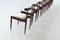 Chaises de Salle à Manger Vintage en Noyer par Alfred Hendrickx, 1960s, Set de 8 5