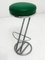 Mid-Century Bar Stool in Lush Green 4