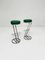 Mid-Century Bar Stool in Lush Green 8