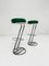 Mid-Century Bar Stool in Lush Green 11