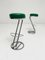 Mid-Century Bar Stool in Lush Green 13