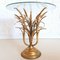 Mid-Century Side Table with Glass Top by Hans Kögel, 1970s 1