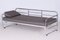 Bauhaus Sofa aus Chrom & Polsterung Mücke-Melder zugeschrieben, Tschechisch, 1930er 12