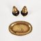 Vintage Danish Spice Set in Brass and Rosewood, 1950s, Set of 3 4