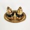 Vintage Danish Spice Set in Brass and Rosewood, 1950s, Set of 3 2