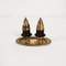 Vintage Danish Spice Set in Brass and Rosewood, 1950s, Set of 3 13