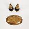 Vintage Danish Spice Set in Brass and Rosewood, 1950s, Set of 3 5