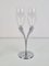 Crystal Champagne Flutes in Holder by Philippe Di Meo for Moët & Chandon, 1980s, Set of 2 3