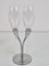 Crystal Champagne Flutes in Holder by Philippe Di Meo for Moët & Chandon, 1980s, Set of 2 2
