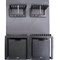 Taburete y caja Cutter en negro de Niels Hvass para Skagerak & Fritz Hansen, década de 2000, Imagen 5