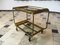 Art Deco French Brass and Glass Bar Cart 13