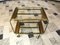 Art Deco French Brass and Glass Bar Cart 9