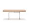 Office Desk in Walnut and Stainless Steel Frame by Bodil Kjaer for Karakter 2