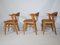 Fauteuils en Chêne par Erik Kirkegaard pour Høng Stolefabrik, 1960s, Set de 3 6