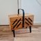 Vintage Ziehharmonika Nähkästchen auf Beinen 1
