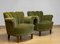 Lounge Chairs in Green Velvet by Carl-Johan Boman, 1940, Set of 2 2