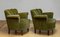 Lounge Chairs in Green Velvet by Carl-Johan Boman, 1940, Set of 2 11