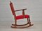 Vintage Danish Rocking Chair in Oak, 1960s 9