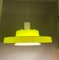Große Space Age UFO Lampe aus Grünem Acryl, 1970er 2