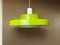 Große Space Age UFO Lampe aus Grünem Acryl, 1970er 1