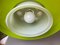 Große Space Age UFO Lampe aus Grünem Acryl, 1970er 8