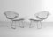 Set of Bertoia Diamond Chair with Ottoman by Harry Bertoia for Knoll International, 1970s 4