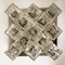 Vintage Chrome and Ice Glass Flush Mount by J. T. Kalmar for Kalmar, 1970s 7