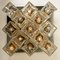 Vintage Chrome and Ice Glass Flush Mount by J. T. Kalmar for Kalmar, 1970s 12