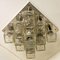 Vintage Chrome and Ice Glass Flush Mount by J. T. Kalmar for Kalmar, 1970s 6