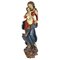 Antique Polychrome Virgin and Child Wall Sculpture, 1760, Image 1