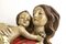 Antique Polychrome Virgin and Child Wall Sculpture, 1760, Image 13