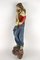 Antique Polychrome Virgin and Child Wall Sculpture, 1760, Image 3
