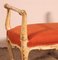Small Polychrome Wooden Benchn 19th Century 14