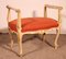 Small Polychrome Wooden Benchn 19th Century 15