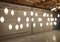 Large Mid-Century Scandinavian Glass & Teak Cascade Lights, 1960s, Set of 10 3