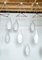 Large Mid-Century Scandinavian Glass & Teak Cascade Lights, 1960s, Set of 10 14