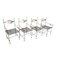 Sedia brutalista vintage in ferro battuto e bronzo di David Marshal, set di 4, Immagine 2