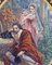 Gustav Bartsch, Figurative Scenes, Watercolor Lithographs, 1800s, Set of 4 8