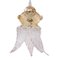 Vintage Flower Pendant in Clear and Gold Murano Glass, 1980s, Image 1