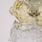 Vintage Flower Pendant in Clear and Gold Murano Glass, 1980s, Image 9