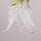 Vintage Flower Pendant in Clear and Gold Murano Glass, 1980s, Image 10