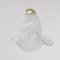 Vintage Pendant Lamp in White Silk Murano Glass, 1980s, Image 8