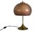 Italian Acrylic Glass & Brass Table Lamp from Lamter, 1950s, Image 1