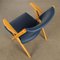 Poltrone vintage in similpelle e faggio, Italia, anni '50, set di 2, Immagine 3