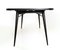Ebonized Wood and Back-Painted Glass Dining Table, 1950s 3