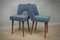 Blue Polish Shell Chairs, 1960s, Set of 2 2