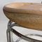 Mid-Century Italian Leather Steel Chairs by Vladimir Tatlin for Nikol Internationa,l 1950s, Set of 4 12