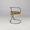 Mid-Century Italian Leather Steel Chairs by Vladimir Tatlin for Nikol Internationa,l 1950s, Set of 4 8