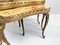 Tables Gigognes Hollywood Regency Vintage en Laiton et Onyx, Set de 3 3